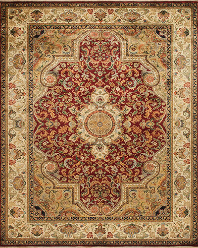 154571 Golden Age <br> Jewel Red/Ivory 10.2 X 14.4